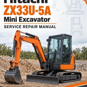 Hitachi ZX33U-5A Mini Excavator Service Repair Manual