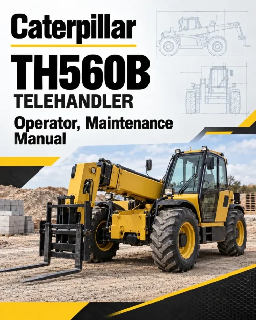 Caterpillar CAT TH560B Telehandler Operator, Maintenance Manual Caterpillar CAT TH560B Telehandler Operator, Maintenance Manual