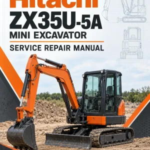Hitachi ZX35U-5A Mini Excavator Service Repair Manual Hitachi ZX35U-5A Mini Excavator Service Repair Manual