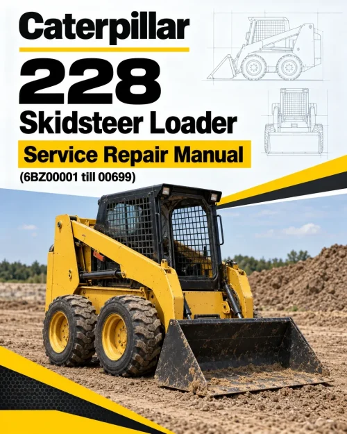 Caterpillar CAT 228 Skidsteer Loader Service Repair Manual (6BZ00001 till 00699) Caterpillar CAT 228 Skidsteer Loader Service Repair Manual (6BZ00001 till 00699)