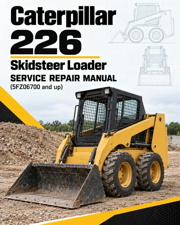 Caterpillar CAT 226 Skidsteer Loader Service Repair Manual (5FZ06700 and up) Caterpillar CAT 226 Skidsteer Loader Service Repair Manual (5FZ06700 and up)