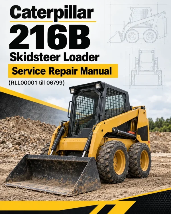 Caterpillar CAT 216B Skidsteer Loader Service Repair Manual (RLL00001 till 06799) Caterpillar CAT 216B Skidsteer Loader Service Repair Manual (RLL00001 till 06799)
