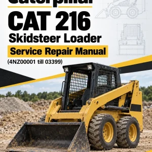 Caterpillar CAT 216 Skidsteer Loader Service Repair Manual (4NZ00001 till 03399)