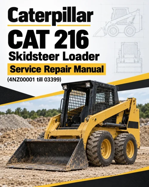 Caterpillar CAT 216 Skidsteer Loader Service Repair Manual (4NZ00001 till 03399)