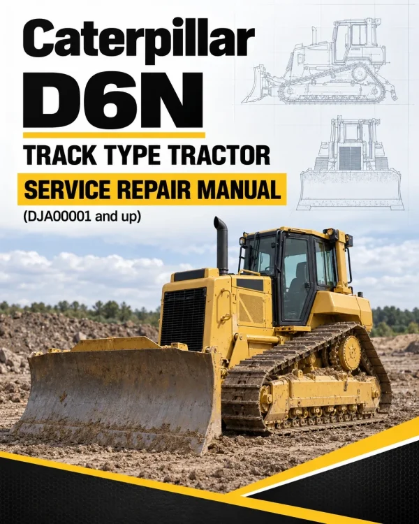 Caterpillar CAT D6N Track Type Tractor Service Repair Manual (DJA00001 and up)