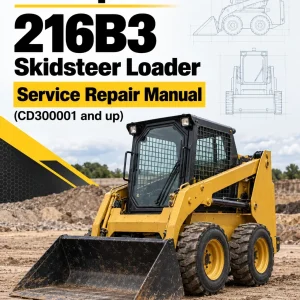 Caterpillar CAT 216B3 Skidsteer Loader Service Repair Manual (CD300001 and up)