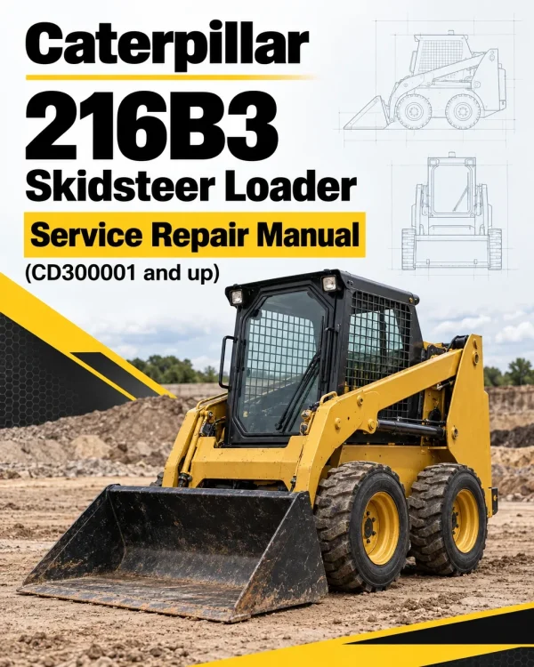 Caterpillar CAT 216B3 Skidsteer Loader Service Repair Manual (CD300001 and up) Caterpillar CAT 216B3 Skidsteer Loader Service Repair Manual (CD300001 and up)