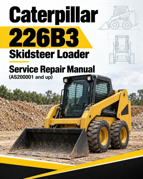 Caterpillar CAT 226B3 Skidsteer Loader Service Repair Manual (AS200001 and up)