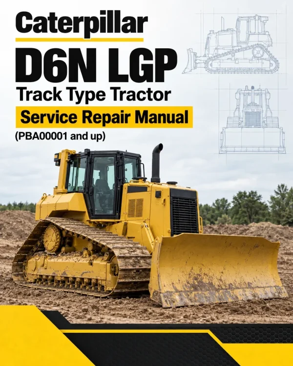 Caterpillar CAT D6N LGP Track Type Tractor Service Repair Manual (PBA00001 and up)