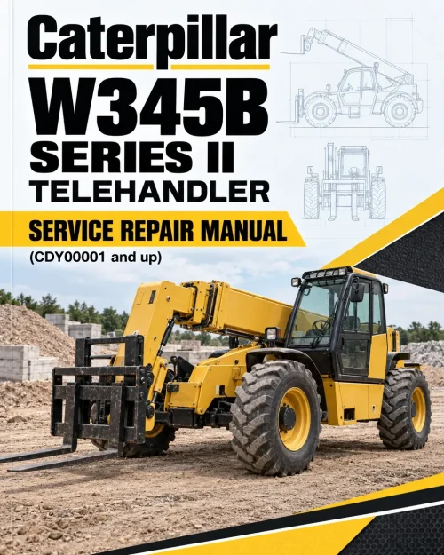 Caterpillar CAT W345B SERIES II Telehandler Service Repair Manual (CDY00001 and up) Caterpillar CAT W345B SERIES II Telehandler Service Repair Manual (CDY00001 and up)