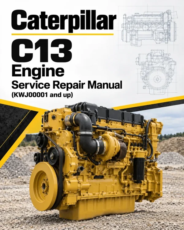 Caterpillar CAT C13 Engine Service Repair Manual (KWJ00001 and up) Caterpillar CAT C13 Engine Service Repair Manual (KWJ00001 and up)