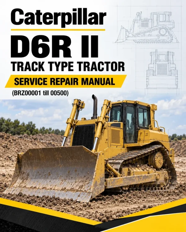 Caterpillar CAT D6R II Track Type Tractor Service Repair Manual (BRZ00001 till 00500) Caterpillar CAT D6R II Track Type Tractor Service Repair Manual (BRZ00001 till 00500)