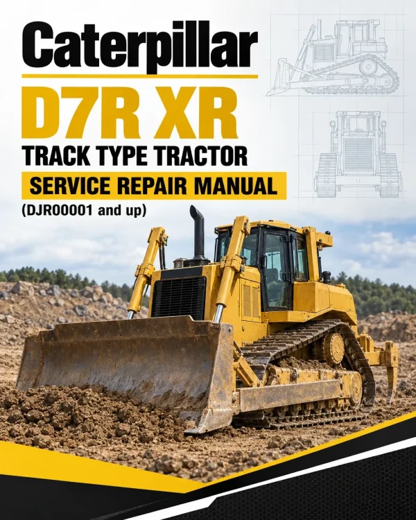 Caterpillar CAT D7R XR Track Type Tractor Service Repair Manual (DJR00001 and up)
