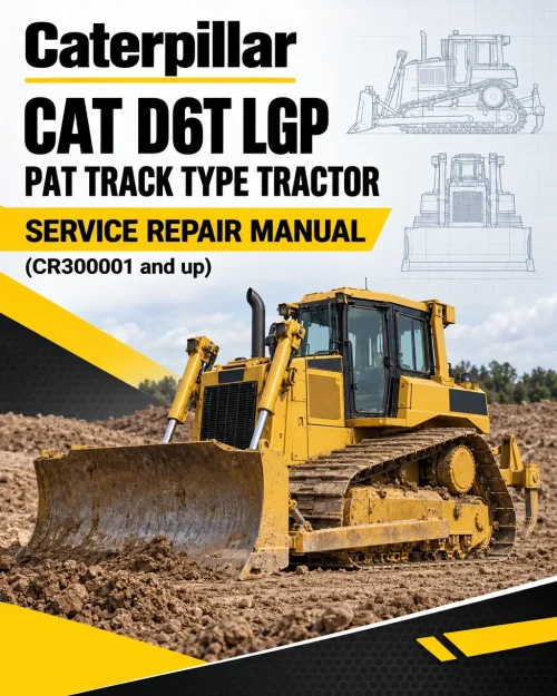 Caterpillar CAT D6T LGP PAT Track Type Tractor Service Repair Manual (CR300001 and up)