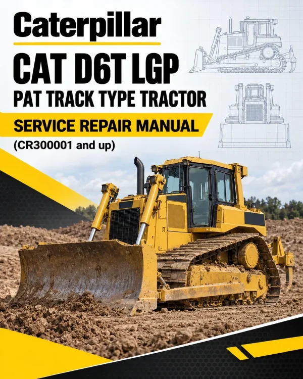 Caterpillar CAT D6T LGP PAT Track Type Tractor Service Repair Manual (CR300001 and up)