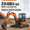 Hitachi ZX48U-5A Mini Excavator Service Repair Manual Hitachi ZX48U-5A Mini Excavator Service Repair Manual