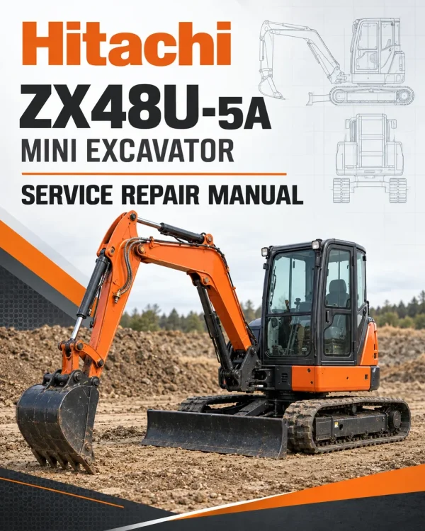 Hitachi ZX48U-5A Mini Excavator Service Repair Manual Hitachi ZX48U-5A Mini Excavator Service Repair Manual