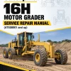 Caterpillar CAT 16H Motor Grader Service Repair Manual (ATS00001 and up) Caterpillar CAT 16H Motor Grader Service Repair Manual (ATS00001 and up)