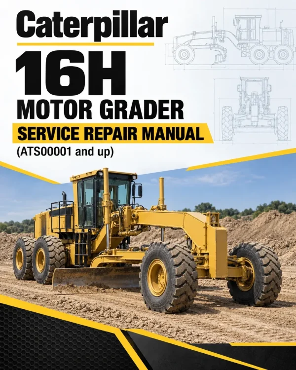 Caterpillar CAT 16H Motor Grader Service Repair Manual (ATS00001 and up) Caterpillar CAT 16H Motor Grader Service Repair Manual (ATS00001 and up)
