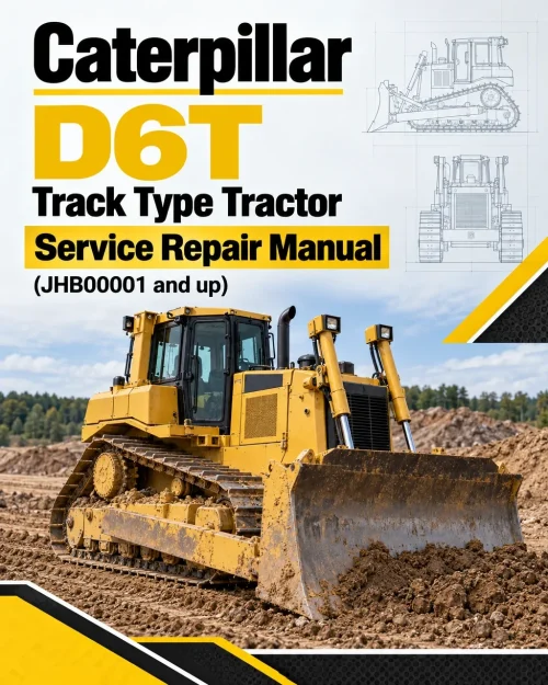 Caterpillar CAT D6T Track Type Tractor Service Repair Manual (JHB00001 and up)