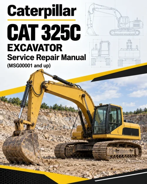 Caterpillar CAT 325C Excavator Service Repair Manual (MSG00001 and up)