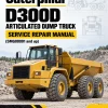 Caterpillar CAT D300D Articulated Dump Truck Service Repair Manual (5MG00001 and up)
