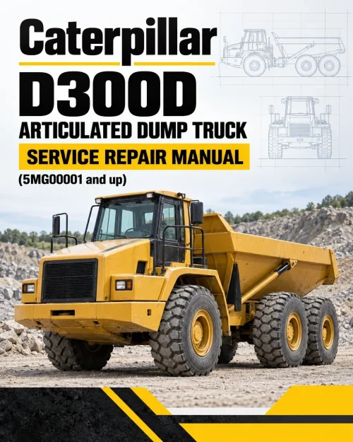 Caterpillar CAT D300D Articulated Dump Truck Service Repair Manual (5MG00001 and up) Caterpillar CAT D300D Articulated Dump Truck Service Repair Manual (5MG00001 and up)