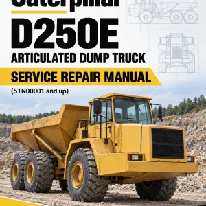 Caterpillar CAT D250E Articulated Dump Truck Service Repair Manual (5TN00001 and up)