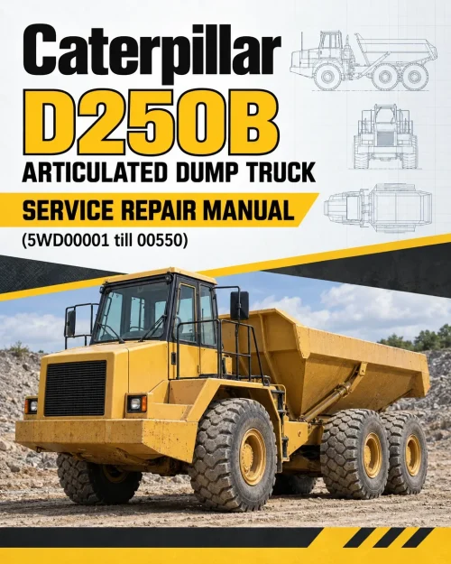 Caterpillar CAT D250B Articulated Dump Truck Service Repair Manual (5WD00001 till 00550)