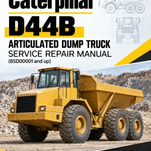 Caterpillar CAT D44B Articulated Dump Truck Service Repair Manual (8SD00001 and up) Caterpillar CAT D44B Articulated Dump Truck Service Repair Manual (8SD00001 and up)