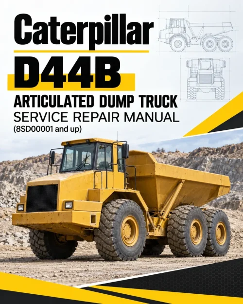Caterpillar CAT D44B Articulated Dump Truck Service Repair Manual (8SD00001 and up)