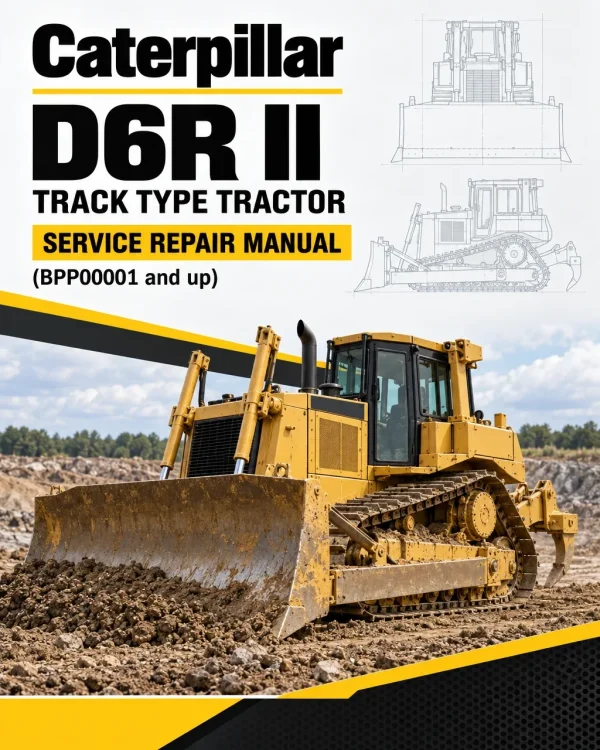 Caterpillar CAT D6R II Track Type Tractor Service Repair Manual (BPP00001 and up)