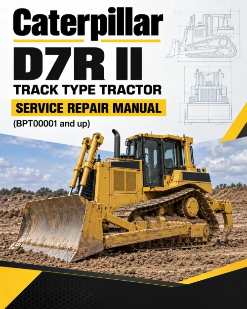 Caterpillar CAT D7R II Track Type Tractor Service Repair Manual (BPT00001 and up) Caterpillar CAT D7R II Track Type Tractor Service Repair Manual (BPT00001 and up)