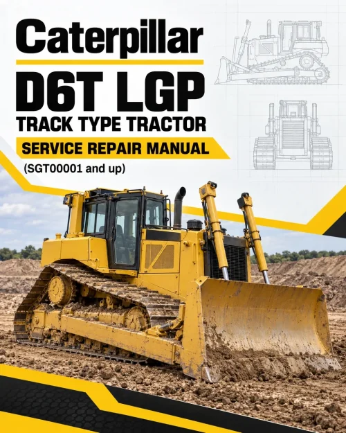 Caterpillar CAT D6T LGP Track Type Tractor Service Repair Manual (SGT00001 and up)