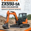 Hitachi ZX55U-5A Mini Excavator Service Repair Manual Hitachi ZX55U-5A Mini Excavator Service Repair Manual