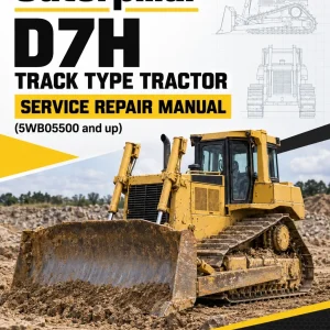 Caterpillar CAT D7H Track Type Tractor Service Repair Manual (5WB05500 and up)