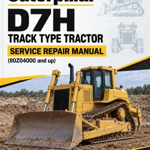 Caterpillar CAT D7H Track Type Tractor Service Repair Manual (80Z04000 and up)