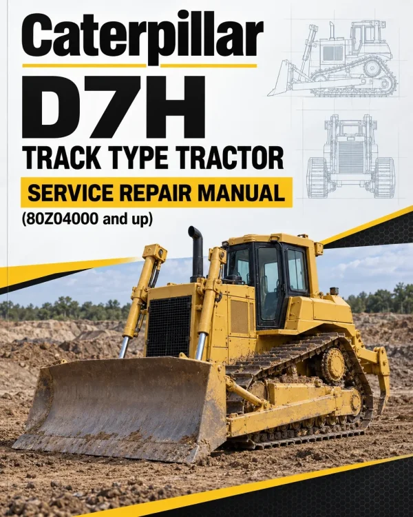 Caterpillar CAT D7H Track Type Tractor Service Repair Manual (80Z04000 and up)