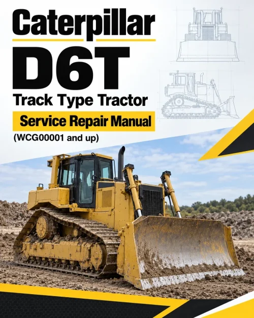 Caterpillar CAT D6T Track Type Tractor Service Repair Manual (WCG00001 and up)