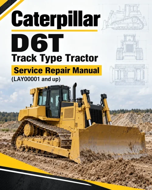 Caterpillar CAT D6T Track Type Tractor Service Repair Manual (LAY00001 and up)
