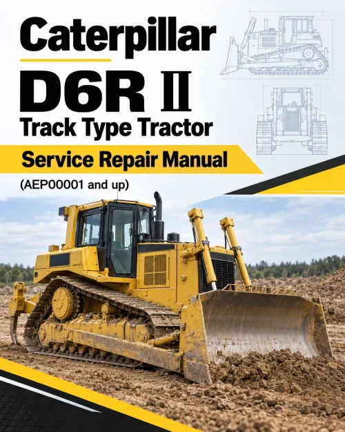 Caterpillar CAT D6R II Track Type Tractor Service Repair Manual (AEP00001 and up)