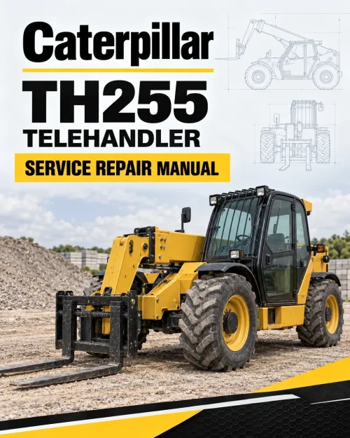 Caterpillar CAT TH255 Telehandler Service Repair Manual