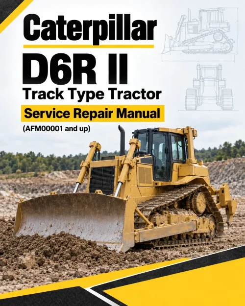 Caterpillar CAT D6R II Track Type Tractor Service Repair Manual (AFM00001 and up)