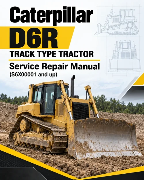 Caterpillar CAT D6R Track Type Tractor Service Repair Manual (S6X00001 and up)