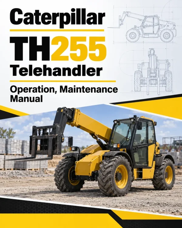 Caterpillar CAT TH255 Telehandler Operation, Maintenance Manual Caterpillar CAT TH255 Telehandler Operation, Maintenance Manual
