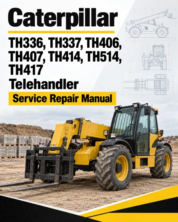 Caterpillar CAT TH336, TH337, TH406, TH407, TH414, TH514, TH417 Telehandler Service Repair Manual Caterpillar CAT TH336, TH337, TH406, TH407, TH414, TH514, TH417 Telehandler Service Repair Manual