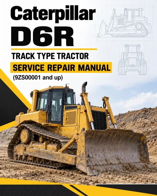 Caterpillar CAT D6R Track Type Tractor Service Repair Manual (9ZS00001 and up)