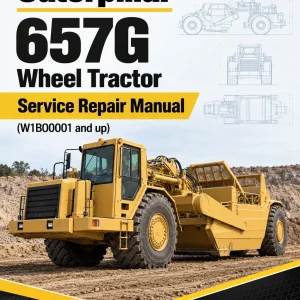 Caterpillar CAT 657G Wheel Tractor Service Repair Manual (W1B00001 and up)