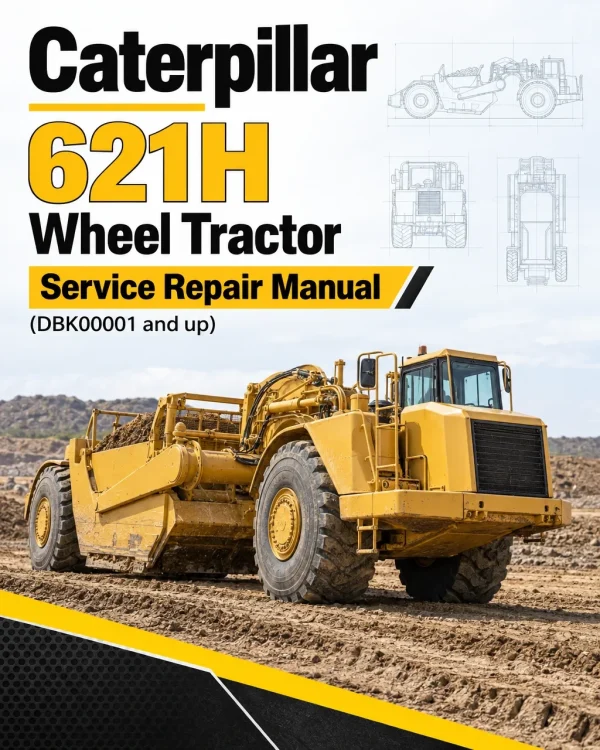 Caterpillar CAT 621H Wheel Tractor Service Repair Manual (DBK00001 and up)