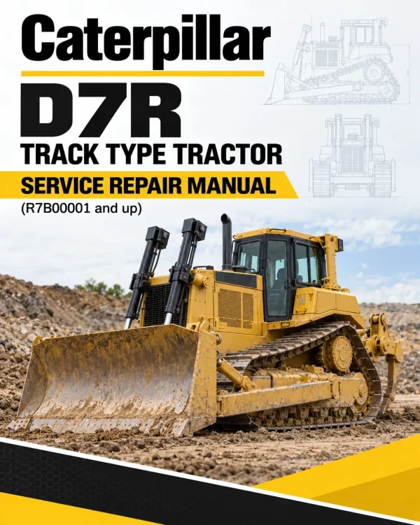 Caterpillar CAT D7R Track Type Tractor Service Repair Manual (R7B00001 and up)